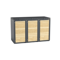 Mülltonnenbox 3er 120l Holzmichl