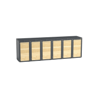 Mülltonnenbox 6er 120l Holzmichl