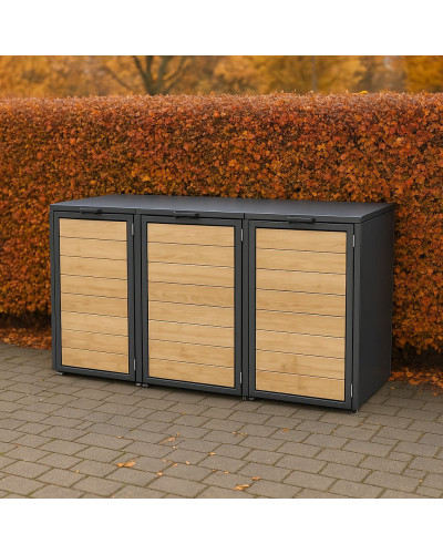 Mülltonnenbox 2er 120l Holzmichl und Müllbehälterschränke aus Stahl online kaufen: Ihre perfekte Mülltonne bei INCAPCORP