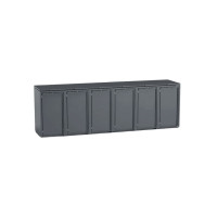 Mülltonnenbox 6er 120l Stahlfred
