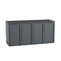 Garbage can box 4-pack 240l Stahlfred