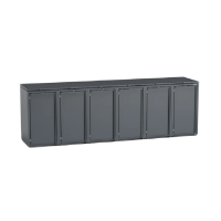 Garbage can box 6-pack 240l Stahlfred