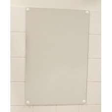 Vialux flat mirror without glass shards - 400x600mm without frame - PMMA.