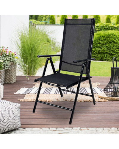 Gartenmöbel Set Alu 7-tlg. Anthrazit Sitzgruppe Bern