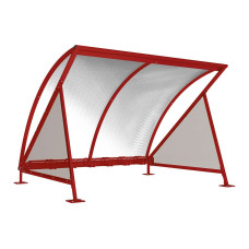 Procity Half Moon Canopy Basic Model (with Tinted Panels) with 6-Bike Rack, L 2800 mm