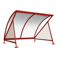 Procity Bicycle Shelter Basic Model without Bike Stand, L 2800 mm