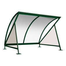 Procity Bicycle Shelter Basic Model without Bike Stand, L 2800 mm