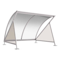 Procity Bicycle Shelter Basic Model without Bike Stand, L 2800 mm
