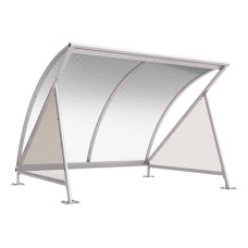 Procity Bicycle Shelter Basic Model without Bike Stand, L 2800 mm