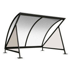 Procity Bicycle Shelter Basic Model without Bike Stand, L 2800 mm