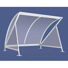 Procity Bicycle Shelter Basic Model without Bike Stand, L 2800 mm