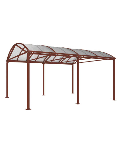 PROCITY XXL Fahrradunterstand Rost Corten-Effekt - Kaufen Sie im Online-Shop