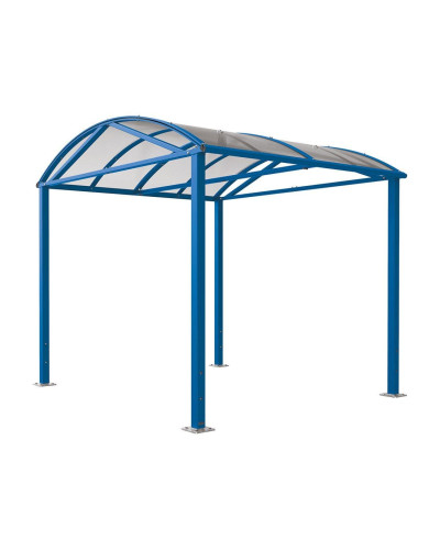 Procity Fahr- und Motorradüberdachung Vierkantrohr 