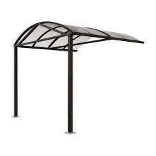 Procity Fahr- und Motorradüberdachung Vierkantrohr 