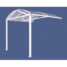 Procity Fahr- und Motorrad Überdachung Vierkantrohr 