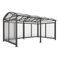 Procity Bike and Motorcycle Shelter Square Tube 