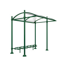 Procity Shelter Province Including Bicycle Rack 6 Spaces, Without Cover, L 2726 mm