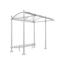 Procity Shelter Province Including Bicycle Rack 6 Spaces, Without Cover, L 2726 mm