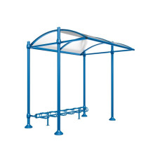 Procity Shelter Province Including Bicycle Rack 6 Spaces, Without Cover, L 2726 mm