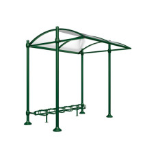 Procity Shelter Province Including Bicycle Rack 6 Spaces, Without Cover, L 2726 mm