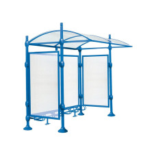 Procity Shelter Province Including Bicycle Rack 6 Spaces, Without Cover, L 2726 mm