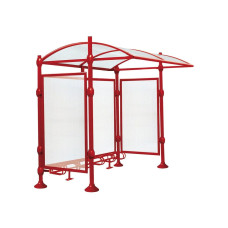 Procity Shelter Province Including Bicycle Rack 6 Spaces, Without Cover, L 2726 mm