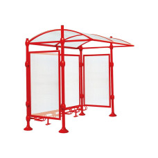 Procity Shelter Province Including Bicycle Rack 6 Spaces, Without Cover, L 2726 mm