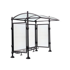 Procity Shelter Province Including Bicycle Rack 6 Spaces, Without Cover, L 2726 mm