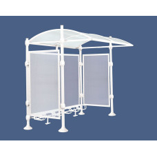 Procity Shelter Province Including Bicycle Rack 6 Spaces, Without Cover, L 2726 mm