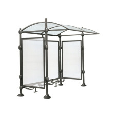 Procity Shelter Province Including Bicycle Rack 6 Spaces, Without Cover, L 2726 mm