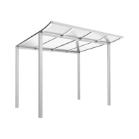 PROCITY Fahrradüberdachung Modulo Grundmodell ohne Verkleidung, L 2510 mm.