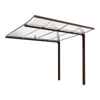Procity Bicycle Shelter Modulo Extension Unit Without Cladding, L 2510 mm.