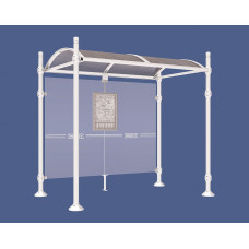 Procity Wartehalle Province, Without Seitenverkleidungen, L 2500 mm.