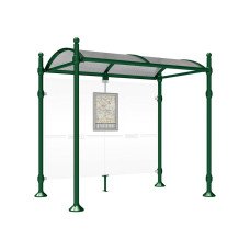 Procity Wartehalle Province, Without Seitenverkleidungen, L 2500 mm.