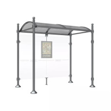 Procity Wartehalle Province, Without Seitenverkleidungen, L 2500 mm.