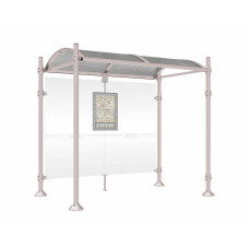 Procity Wartehalle Province, Without Seitenverkleidungen, L 2500 mm.