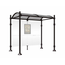 Procity Wartehalle Province, Without Seitenverkleidungen, L 2500 mm.