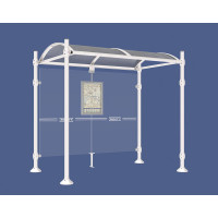 Procity Wartehalle Province, Without Seitenverkleidungen, L 2500 mm.