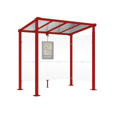 Procity Wartehalle Milano, 1 Seitenverkleidung, L 2500 mm