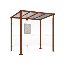 Procity Wartehalle Milano, 1 Seitenverkleidung, L 2500 mm