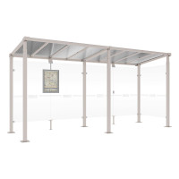 Procity Wartehalle Milano, 1 Seitenverkleidung, L 5000 mm