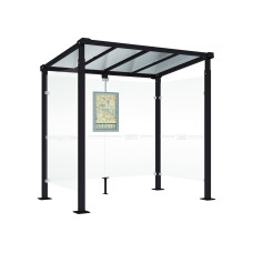 Procity Waiting Room Milano, 2 Side Panels, L 2500 mm.