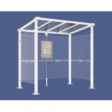 Procity Waiting Room Milano, 2 Side Panels, L 2500 mm.