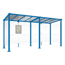 PROCITY Wartehalle Milano, 2 Seitenverkleidungen, L 5000 mm.