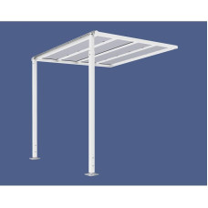 Procity Bicycle Shelter Milano, Attachment Unit, without Panels, L 2520 mm