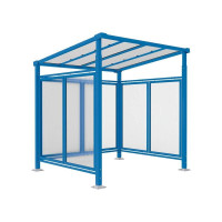 Procity All-In-One Bicycle Shelter Milano, Base Model, with Rear and Side Panels, L 2520 mm