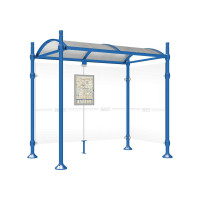 PROCITY Wartehalle Province, 1 Seitenverkleidung, L 2500 mm.