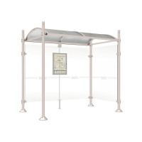 PROCITY Wartehalle Province, 1 Seitenverkleidung, L 2500 mm.