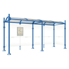 PROCITY Wartehalle Province, 1 Seitenverkleidung, L 5000 mm.