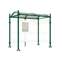PROCITY Wartehalle Province, 1 Seitenverkleidung, L 2500 mm.